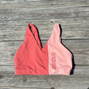 Two toned pink Gymshark Sports bra